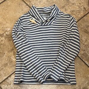 Crewcuts Blue and White Striped Kids Sweater